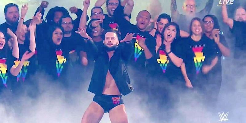 Balor&#039;s entrance at last year&#039;s &#039;Mania