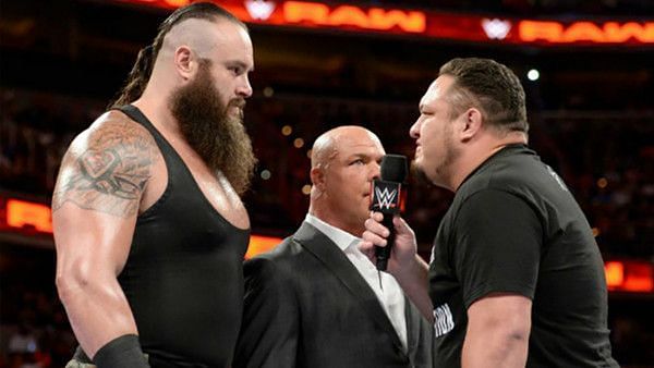 Braun Stowman and Samoa Joe could begin a feud.
