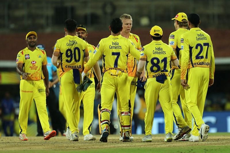 The CSK team members (picture courtesy: BCCI/iplt20.com)