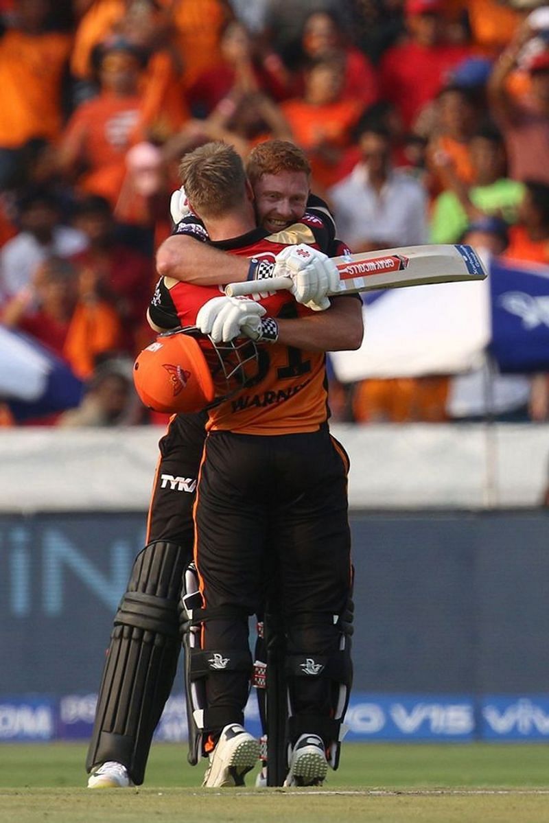 Bairstow and Warner&#039;s twin centuries decimated RCB (Picture courtesy- BCCI/iplt20.com)