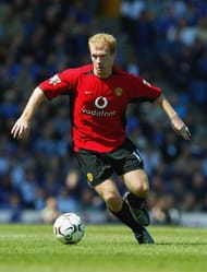 Paul Scholes during his reign at Manchester United
