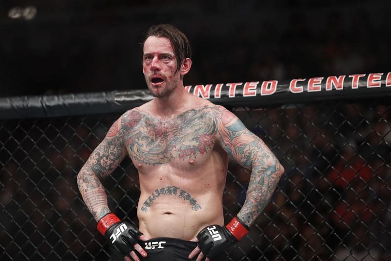CM Punk took a real beating during his initial MMA bout.