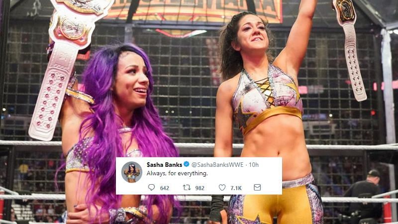 Sasha Banks and Bayley - Battleground 2016