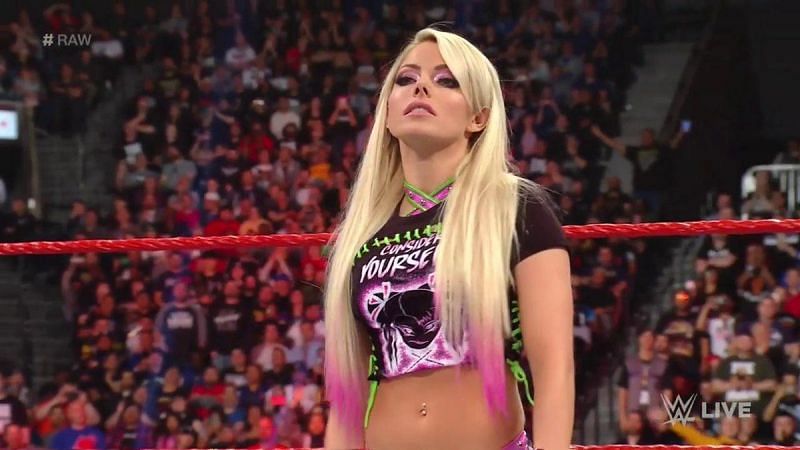Alexa Bliss returned to the ring on the Raw After WrestleMania