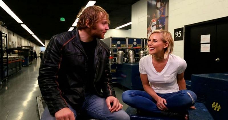 Renee Young and Dean Ambrose met during their time in WWE