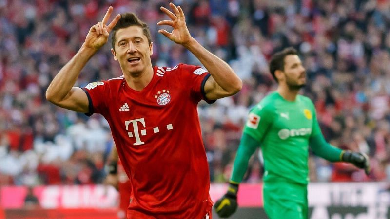 Lewandowski continued from where he left last time - with another brace
