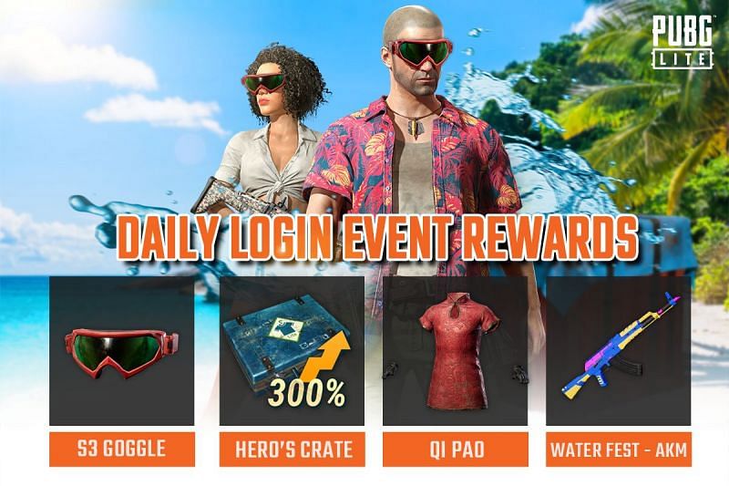 PUBG PC Lite New Login Rewards