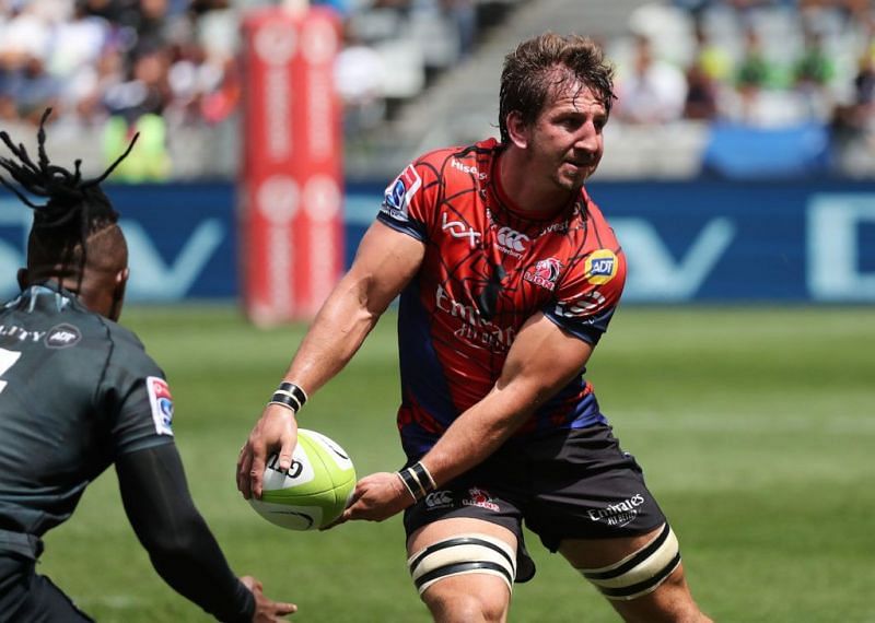 Kwagga Smith in action vs The Sharks: picture courtesy of SaRugbymag.co.za