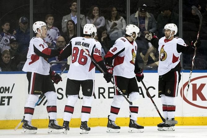 Tkachuk has goal, assist in Sens' 4-1 win over Rangers