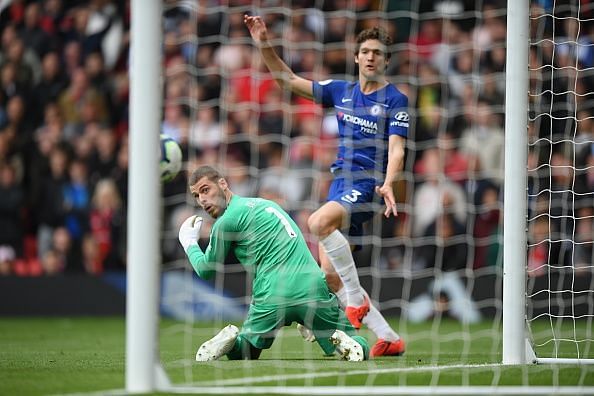 Alonso&#039;s clever finish angled into the bottom corner as de Gea&#039;s mistake proved costly