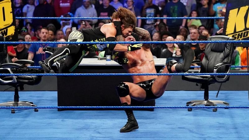 RKO outta nowhere on Smackdown Live