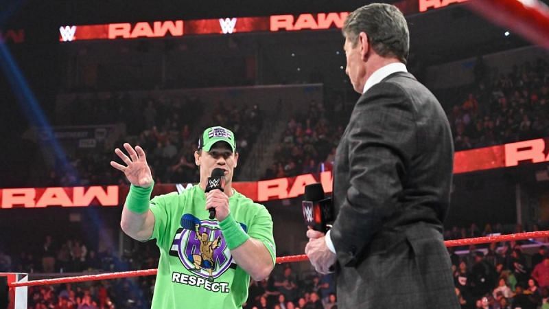 The 16-time World Champion recalls when some of WWE&Atilde;&cent;&Acirc;&Acirc;s top stars left WWE, and Cena vowed to Mr. McMahon that he would not let him down if he gave him a chance.