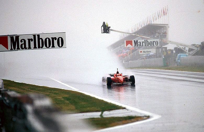 Schumacher won a great wet-race in 1996