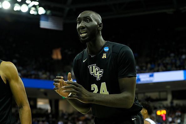 Tacko Fall announced himself during UCF&#039;s narrow March Madness defeat to Duke