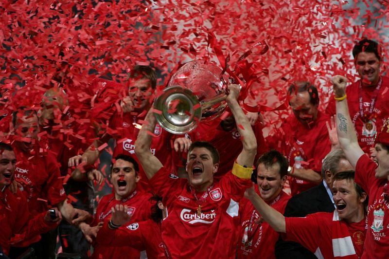 Liverpool won their fifth UCL title back against AC Milan in Istanbul, 2005