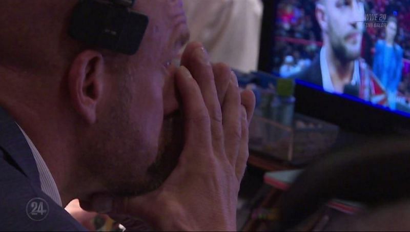 Triple H cries during Balor&#039;s speech