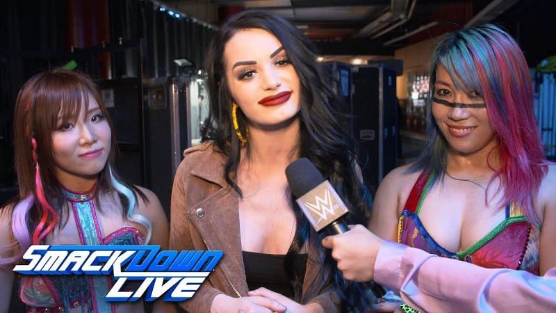 Paige is the manager of Asuka and Kairi Sane.