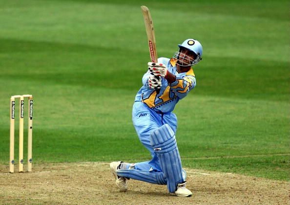 Sourav Ganguly&#039;s clean hitting in this match was a revelation.