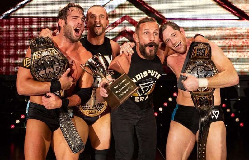 The Undisputed Era are: Adam Cole, Kyle O&#039;Reilly, Bobby Fish, and (at least for now) Roderick Strong.