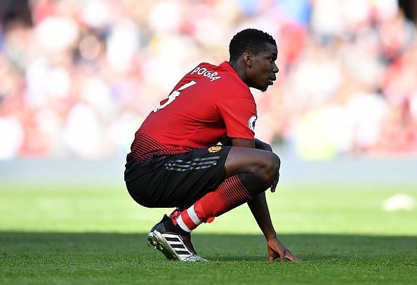 Pogba has cut a frustrated figure at Old Trafford lately