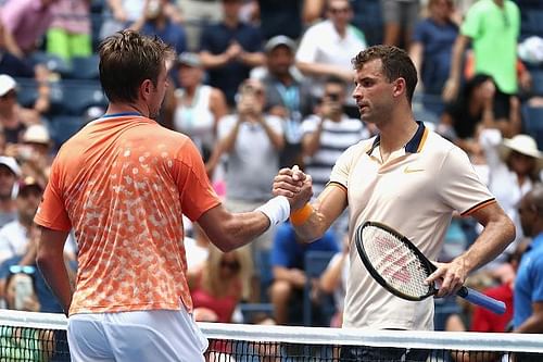 Stan Wawrinka(left) and Grigor Dimitrov