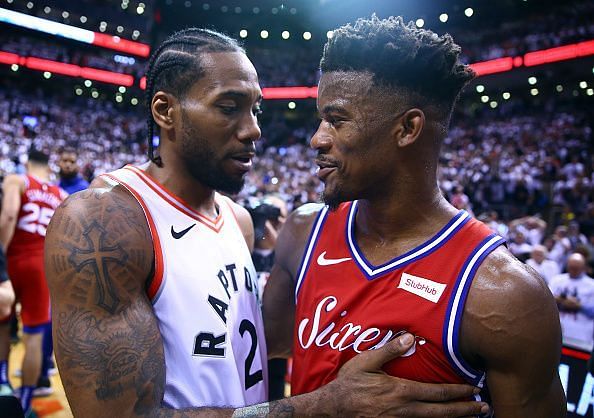Both Kawhi Leonard and Jimmy Butler will enter free agency this summer