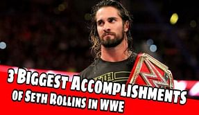 3 most unique accomplishments of Seth Rollins so far