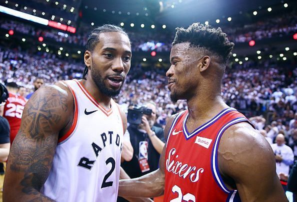 The Lakers are believed to be interested in both Kawhi Leonard and Jimmy Butler