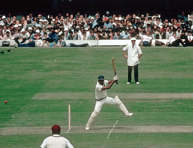 Mohinder Amarnath - batting against West Indies in the 1983 World Cup final