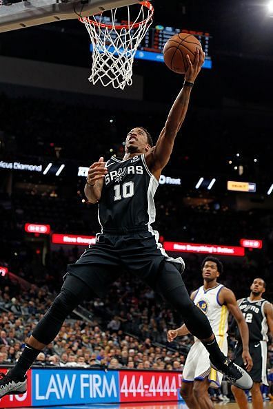 San Antonio Spurs were led from the front by DeRozan