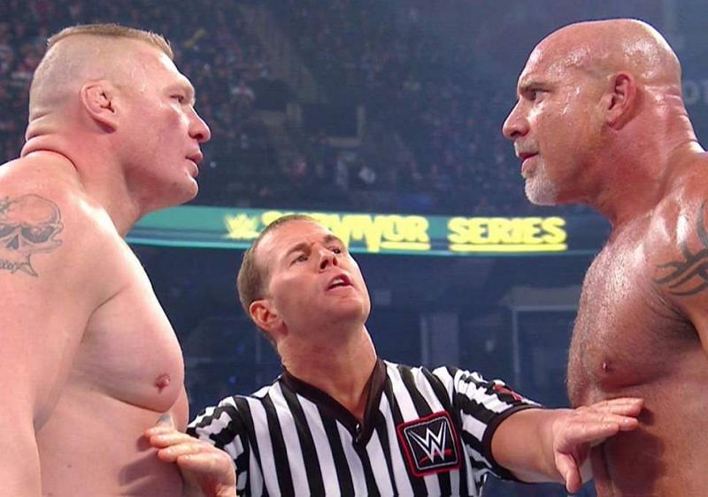 Goldberg squashed Lesnar in just 1 min 26 seconds at Survivor Series