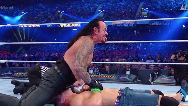 The Undertaker&#039;s entrance was longer than the entire duration of the match
