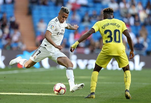 Mariano in action against Villarreal