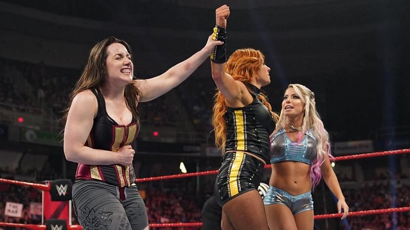 The Man Becky Lynch was victorious in tag team action last week, working alongside Nikki Cross.