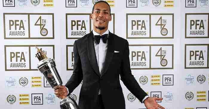 Van Dijk has won the PFA player of the year