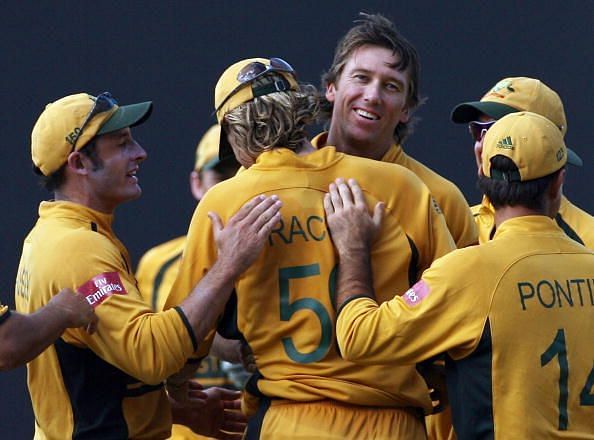 McGrath picked up 26 wickets in the 2007 World Cup