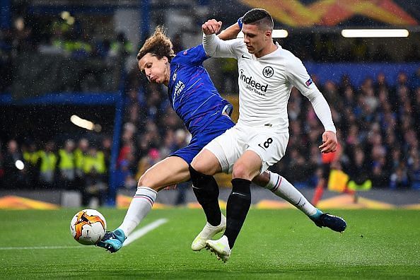 Luka Jovic could be tempted to join the Catalan giants.