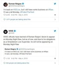 Source Roman Reigns Twitter