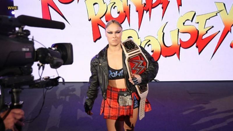 Ronda Rousey defended her RAW Women&#039;s Championship at WrestleMania