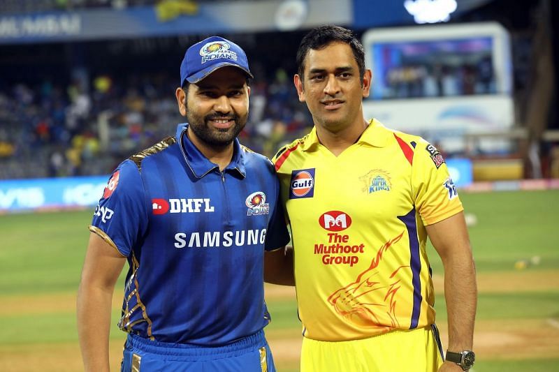 Two master tacticians - Rohit Sharma and MS Dhoni (Picture courtesy: IPLT20/BCCI)