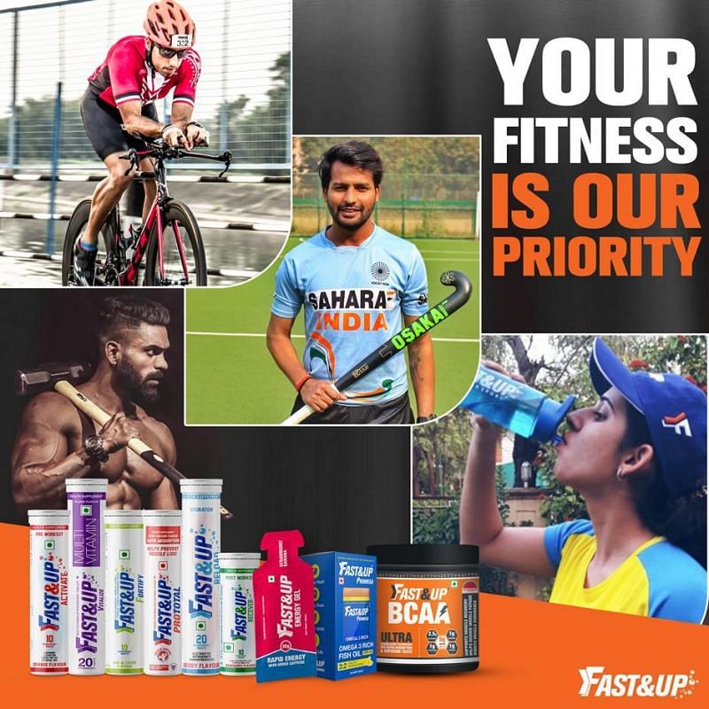 Fast&amp;Up has a host of products to cater to your sporting needs