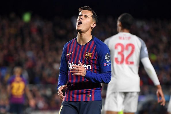 Coutinho failed to impress against his former club