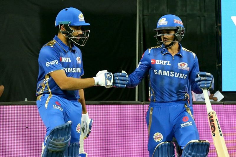 Rohit Sharma and Quinton de Kock (Image courtesy: iplt20.com)