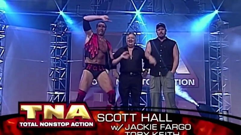 Hall was a big star in the early years of TNA.