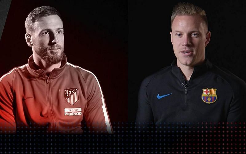 Oblak (left) and Ter Stegen