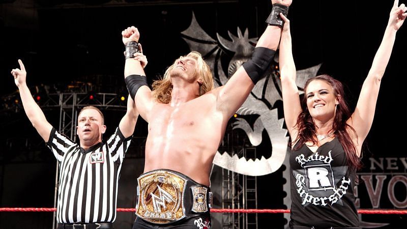 Edge cashed in the very first Money in the Bank at New Years Revolution 2006