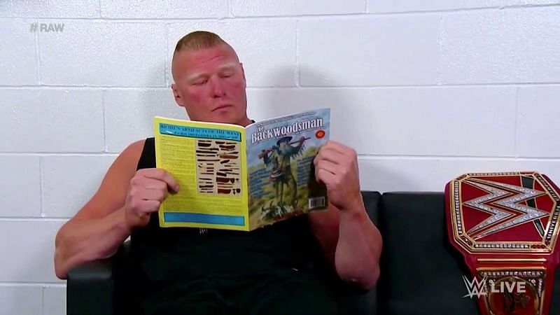 Lesnar just does what Lesnar wants...