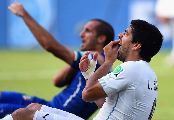 Luis Suarez bit off more than he could chew during the FIFA World Cup 2014
