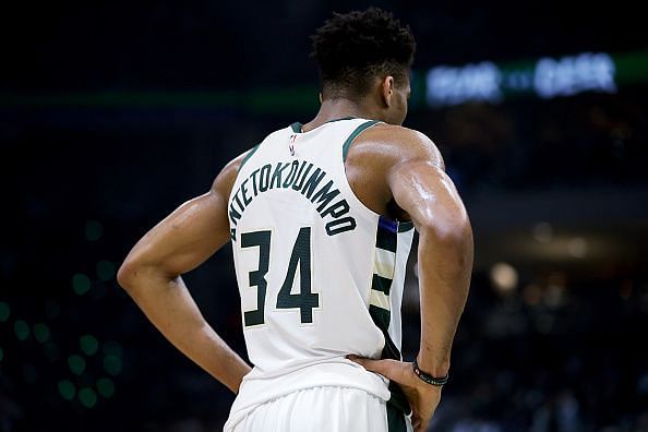 Giannis was the Bucks&#039; leading scorer in game five, but was unable to help power his side to victory