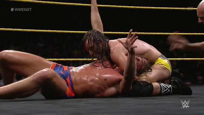 Adam Cole took on Matt Riddle in an incredible main event